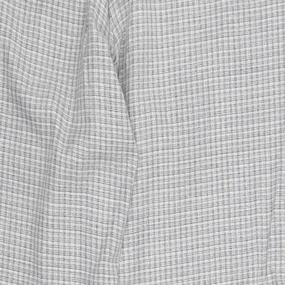Womens UK Size 16 Zara Regular Fit Chino Grey Trousers