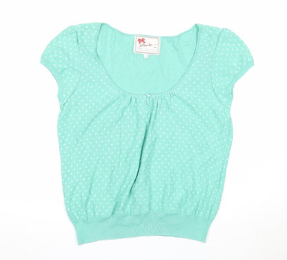 Womens UK Size 16 Debenhams Green Pullover Jumper