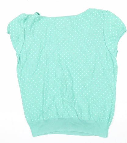 Womens UK Size 16 Debenhams Green Pullover Jumper
