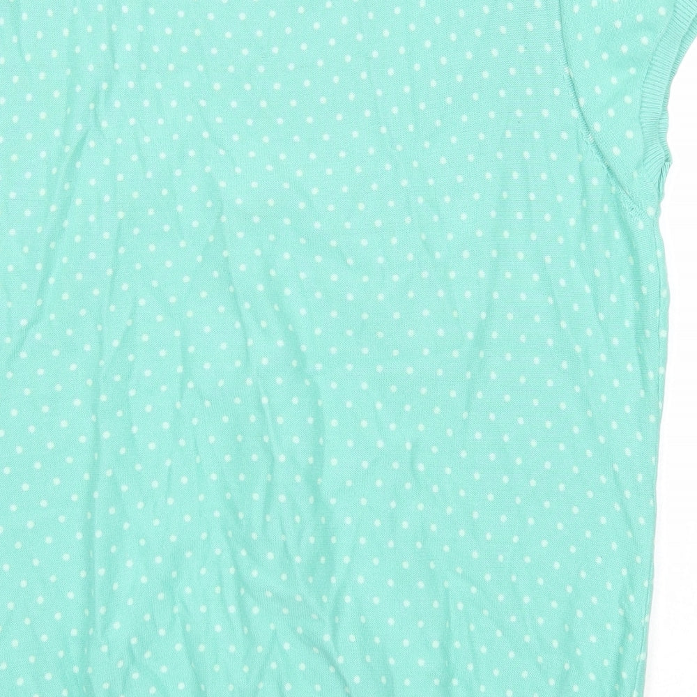 Womens UK Size 16 Debenhams Green Pullover Jumper