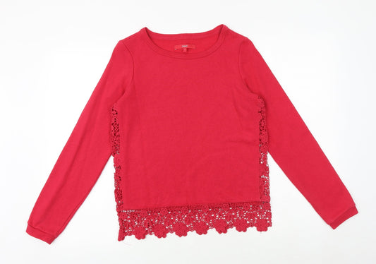 Womens UK Size 6 NEXT Red Pullover Sweatshirt