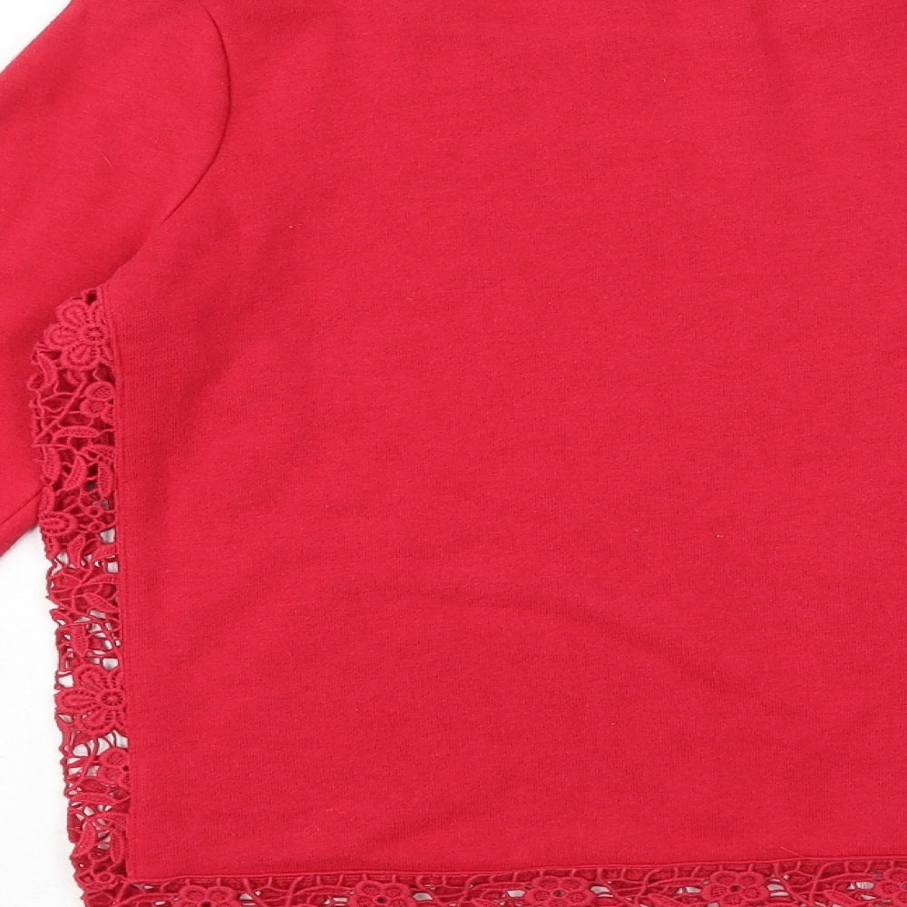 Womens UK Size 6 NEXT Red Pullover Sweatshirt