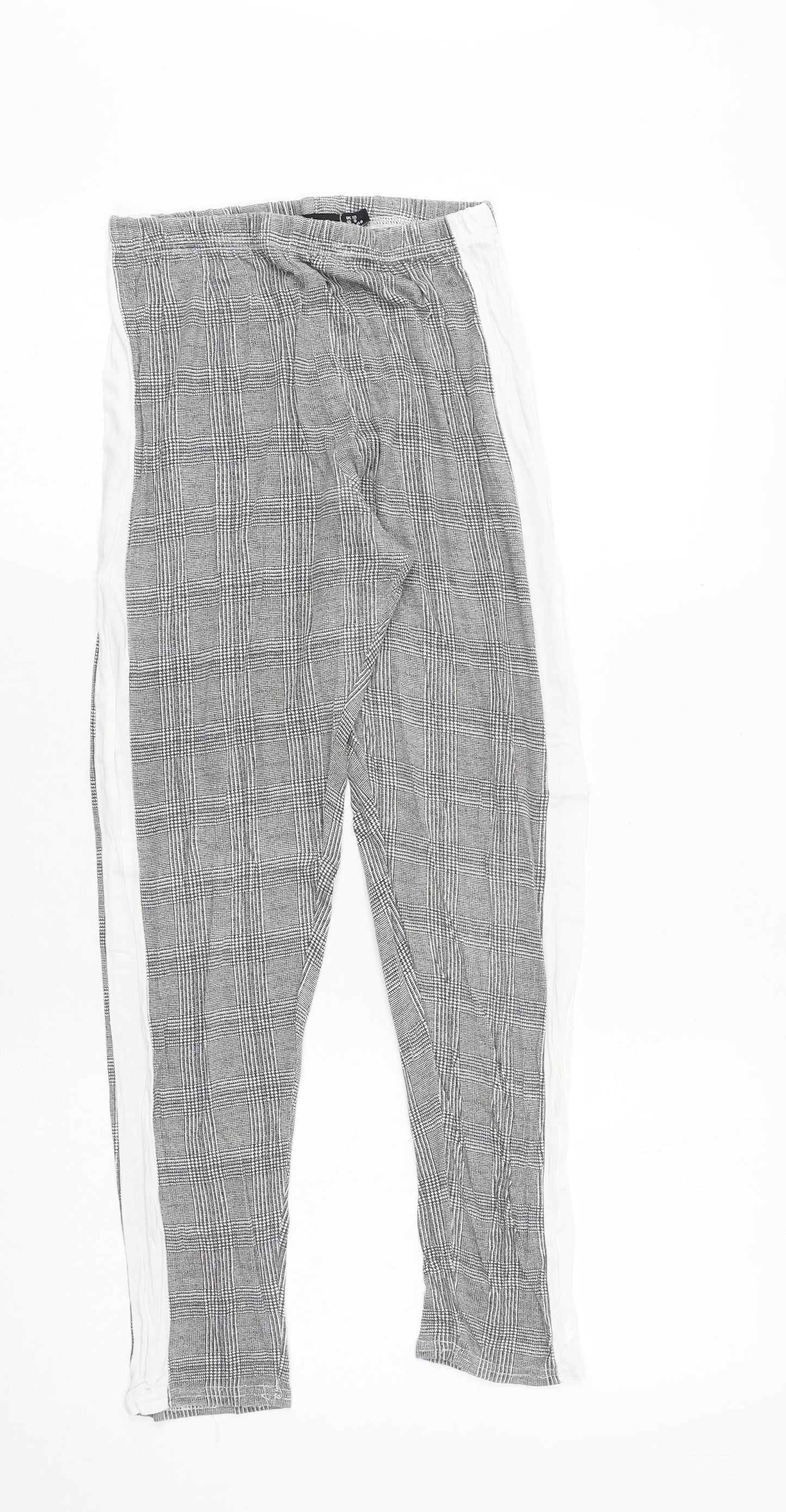 Womens UK Size 12 Boohoo Regular Fit Jogger Grey Trousers