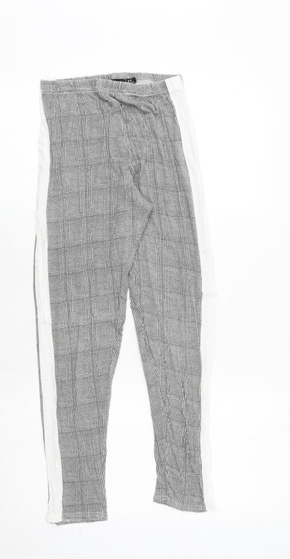 Womens UK Size 12 Boohoo Regular Fit Jogger Grey Trousers