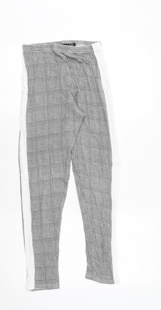Womens UK Size 12 Boohoo Regular Fit Jogger Grey Trousers