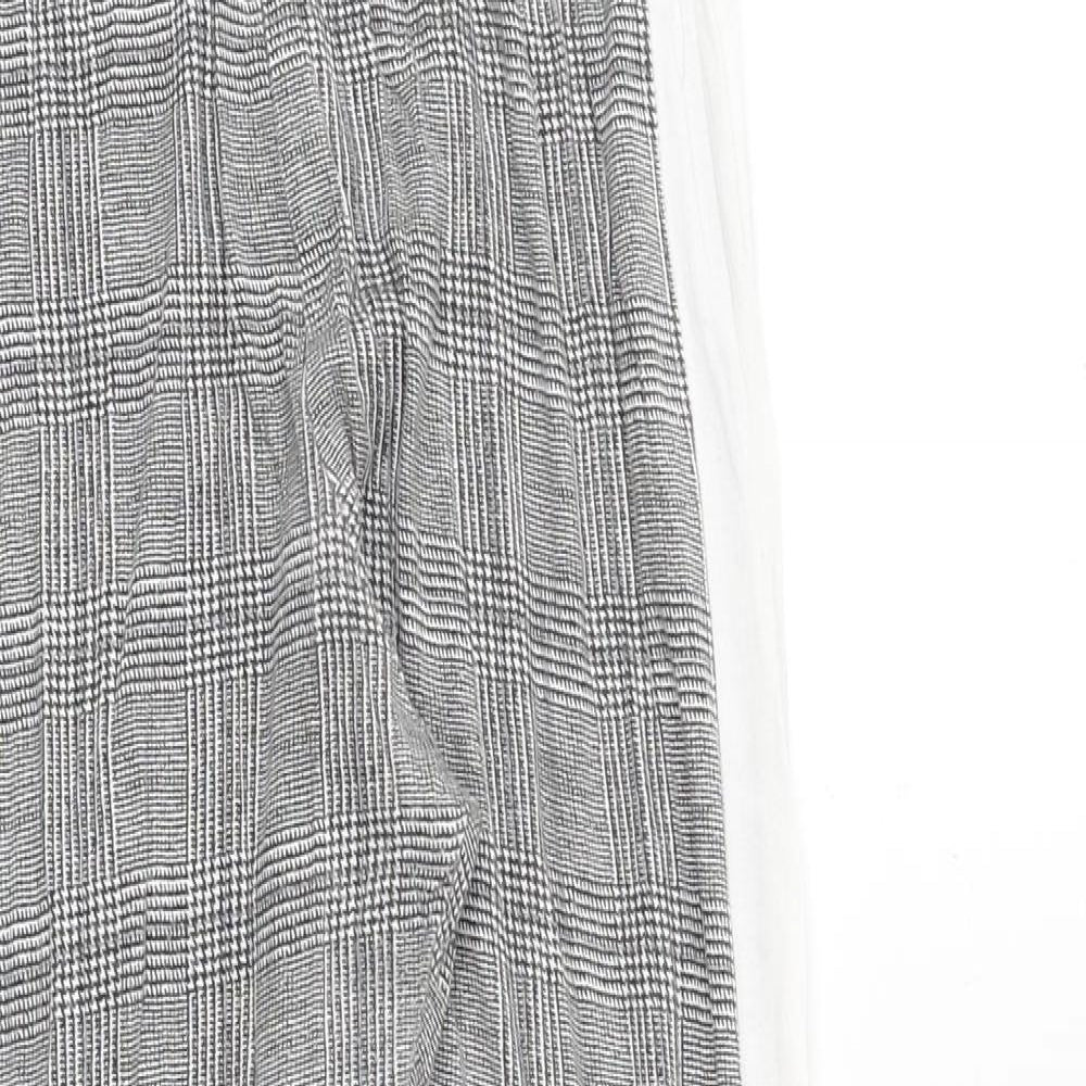Womens UK Size 12 Boohoo Regular Fit Jogger Grey Trousers