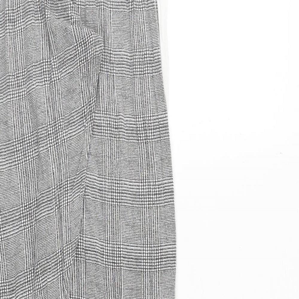 Womens UK Size 12 Boohoo Regular Fit Jogger Grey Trousers