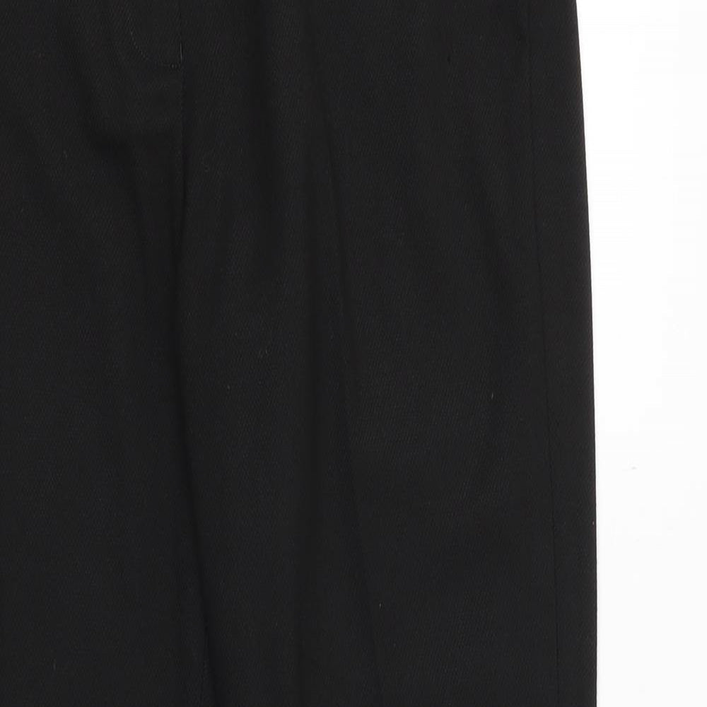 Womens UK Size 10 NEXT Regular Fit Dress Pants Black Trousers