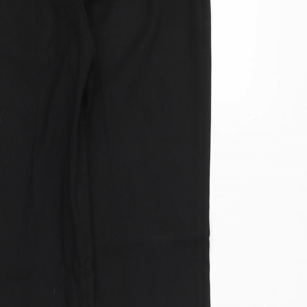 Womens UK Size 10 NEXT Regular Fit Dress Pants Black Trousers