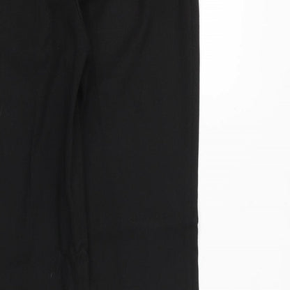 Womens UK Size 10 NEXT Regular Fit Dress Pants Black Trousers