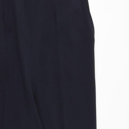 Womens UK Size 12 SARAH HAMILTON Regular Fit  Blue Trousers