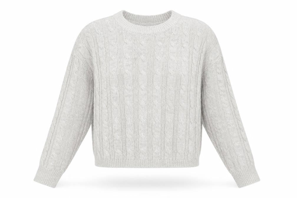 Womens UK Size L New Look Grey Pullover Jumper