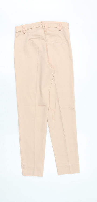 Womens UK Size 8 H&M Regular Fit Chino Pink Trousers