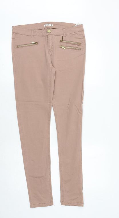 Womens UK Size L sinsay Regular Fit Skinny Pink Jeans