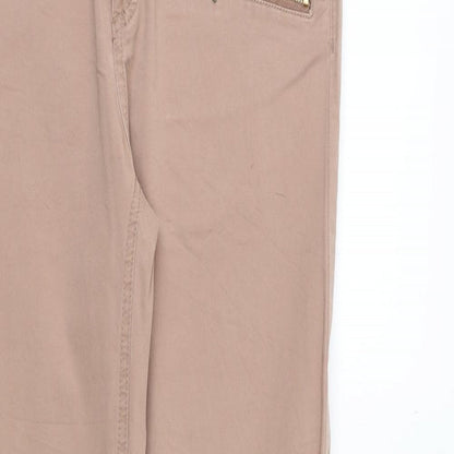 Womens UK Size L sinsay Regular Fit Skinny Pink Jeans