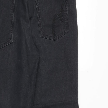 Womens UK Size 10 Marks and Spencer Regular Fit Straight Black Jeans