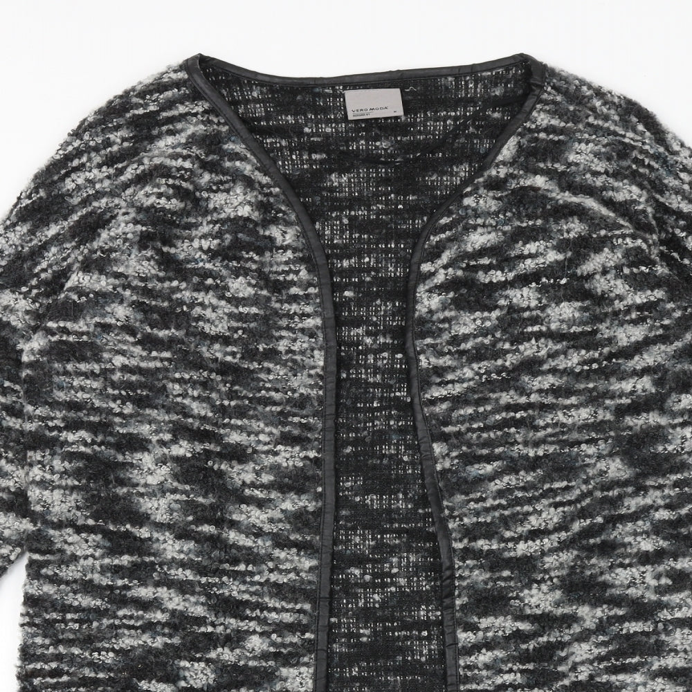 Womens UK Size M VERO MODA Black Cardigan Jumper