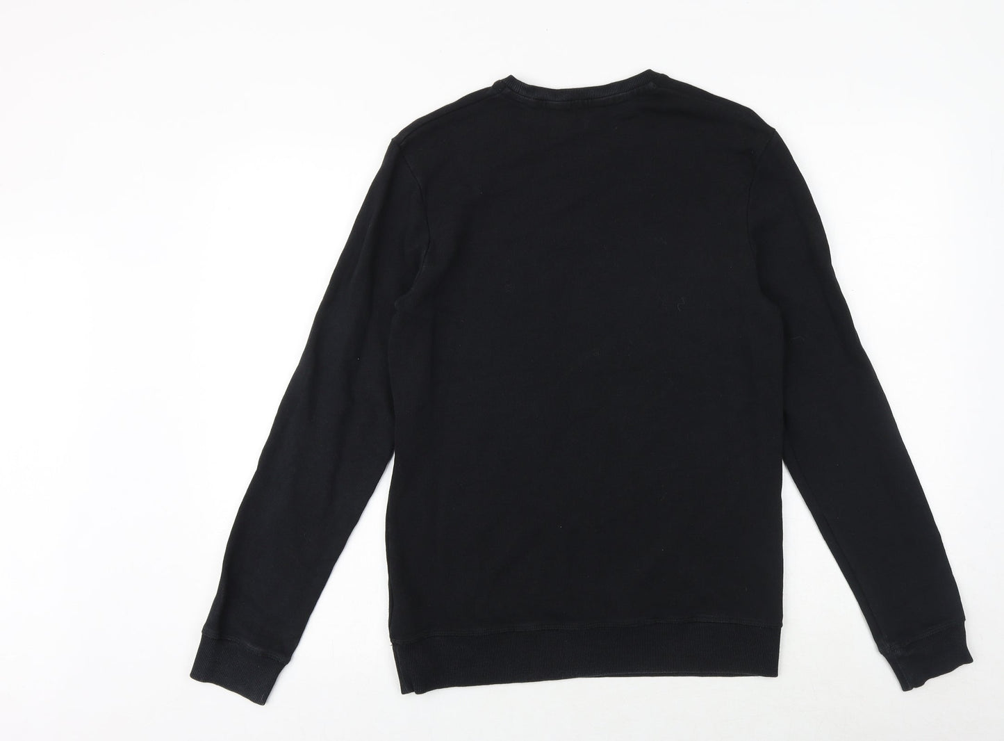 Mens UK Size S NEXT Black Pullover Sweatshirt