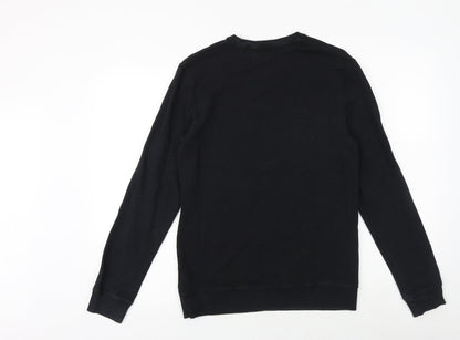 Mens UK Size S NEXT Black Pullover Sweatshirt