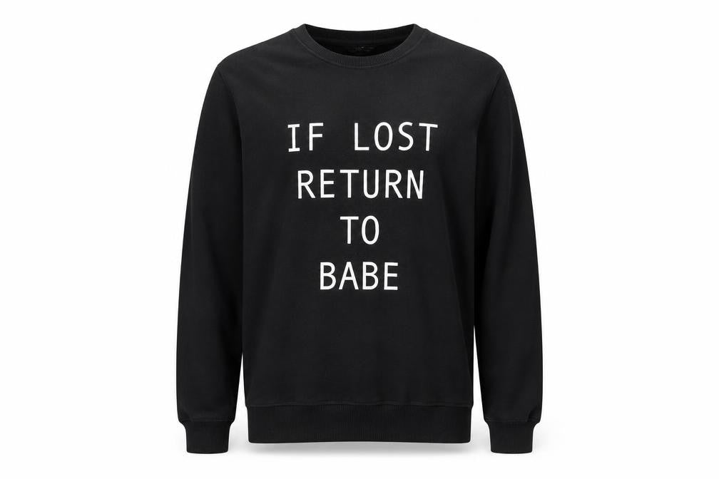 Mens UK Size L NEXT Black Pullover Sweatshirt