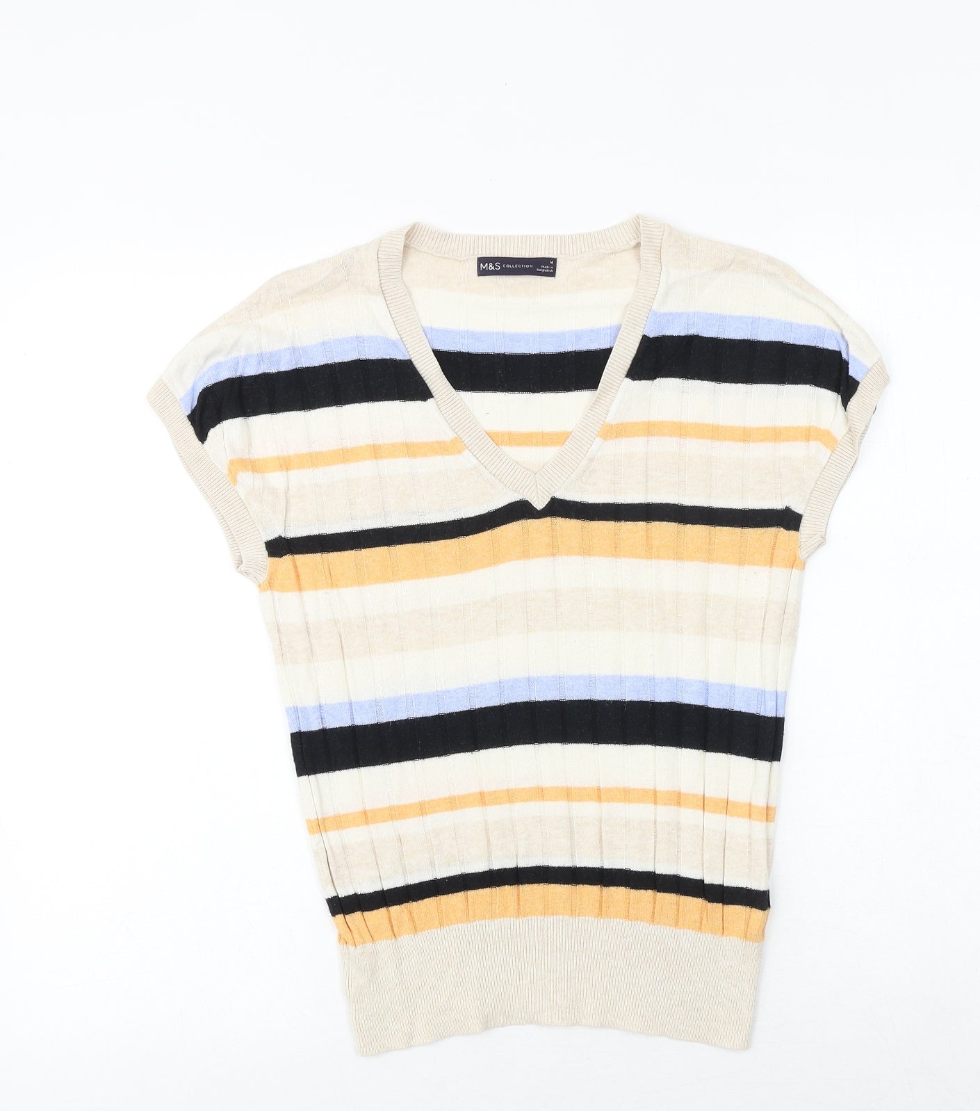 Womens UK Size M Marks and Spencer Multicoloured Pullover Jumper