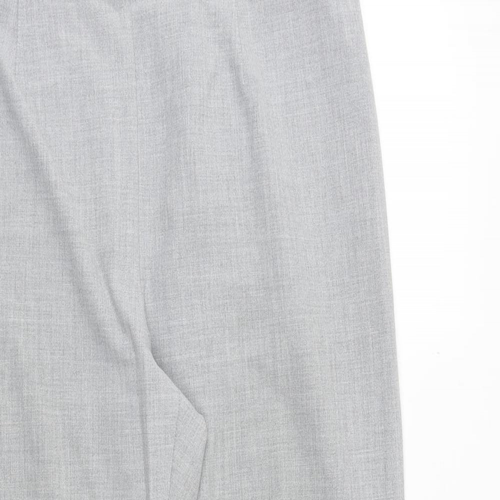 Womens UK Size 18 Marks and Spencer Regular Fit Carrot Grey Trousers