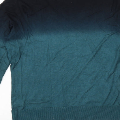 Womens UK Size S Planet Green Pullover Jumper