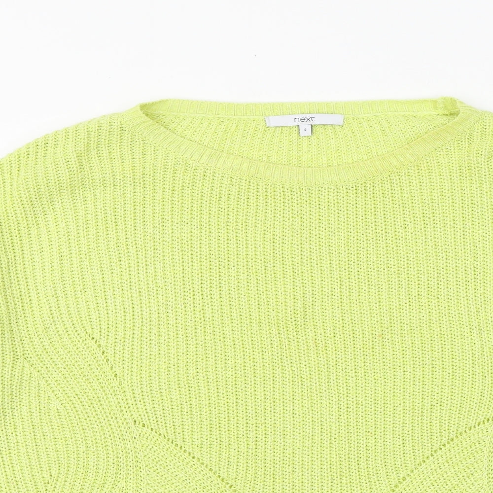 Womens UK Size S NEXT Green Pullover Jumper