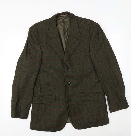 Mens UK Size 38 SCOTT Regular Green Suit Jacket