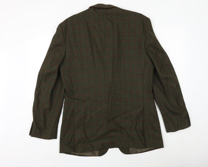 Mens UK Size 38 SCOTT Regular Green Suit Jacket