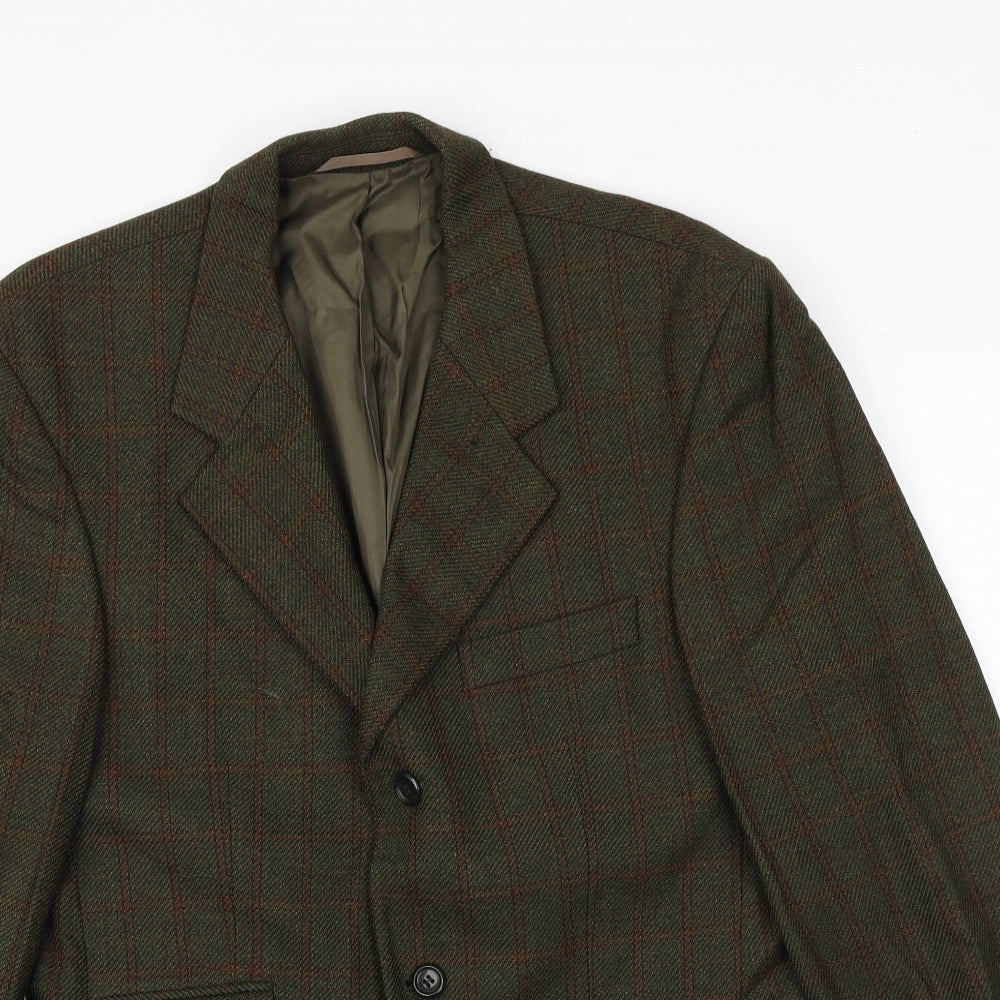 Mens UK Size 38 SCOTT Regular Green Suit Jacket