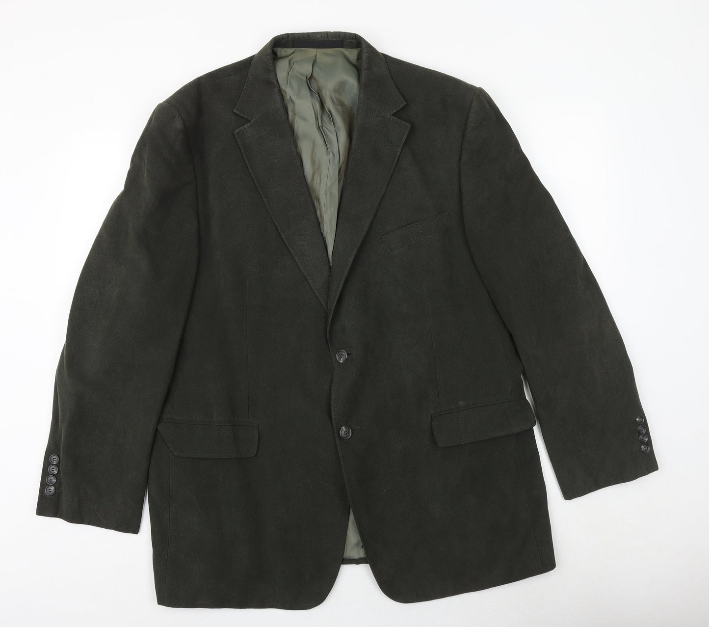Mens UK Size 42 Marks and Spencer Regular Green Suit Jacket