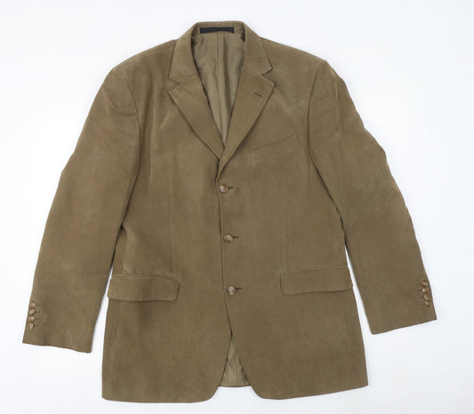 Mens UK Size 40 Marks and Spencer Regular Brown Suit Jacket