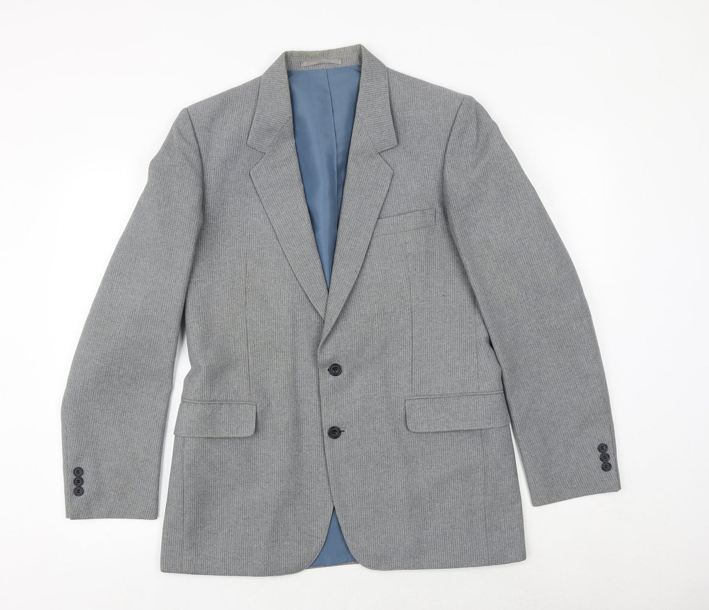 Mens UK Size 38 C&A Regular Grey Suit Jacket