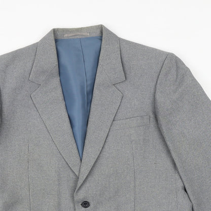 Mens UK Size 38 C&A Regular Grey Suit Jacket