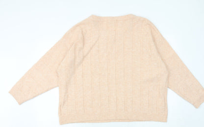 Womens UK Size S Marks and Spencer Pink Pullover Jumper