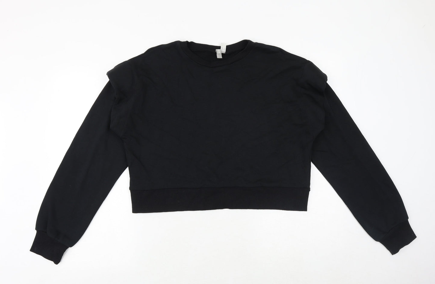 Womens UK Size 10 ASOS Black Pullover Sweatshirt