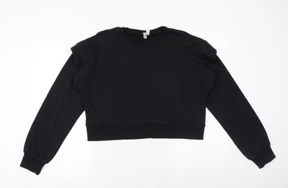 Womens UK Size 10 ASOS Black Pullover Sweatshirt