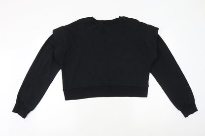 Womens UK Size 10 ASOS Black Pullover Sweatshirt