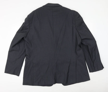 Mens UK Size 46 Wellington Regular Blue Suit Jacket