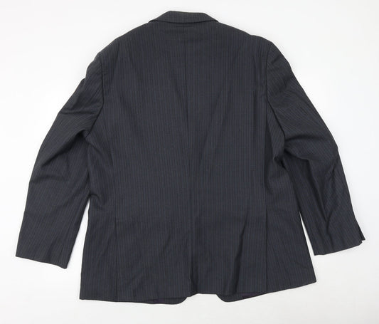 Mens UK Size 46 Wellington Regular Blue Suit Jacket