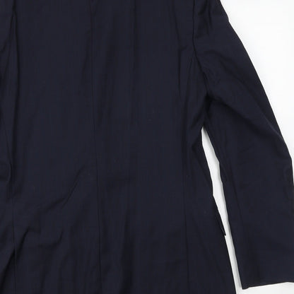 Mens UK Size 38 Marks and Spencer Regular Blue Suit Jacket