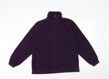 Johnwan Womens Purple Jacket Size M Zip