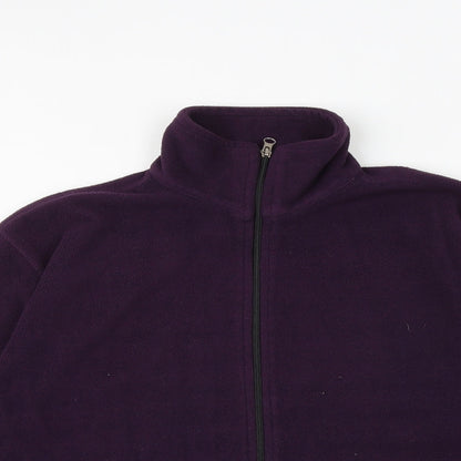 Johnwan Womens Purple Jacket Size M Zip