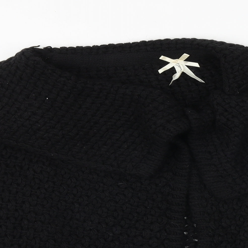 Womens UK Size M NEXT Black Cardigan Jumper