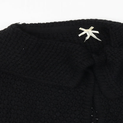 Womens UK Size M NEXT Black Cardigan Jumper