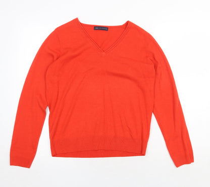 Womens UK Size 14 Marks and Spencer Red Pullover Jumper
