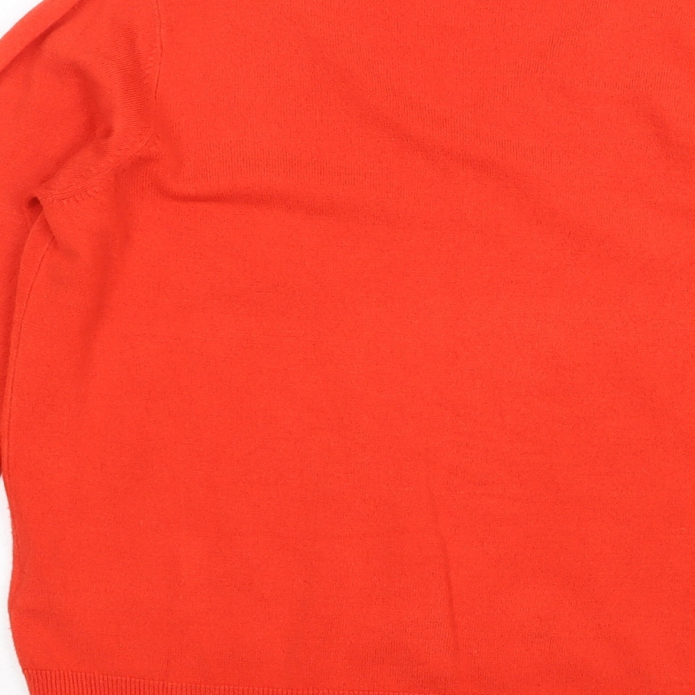 Womens UK Size 14 Marks and Spencer Red Pullover Jumper