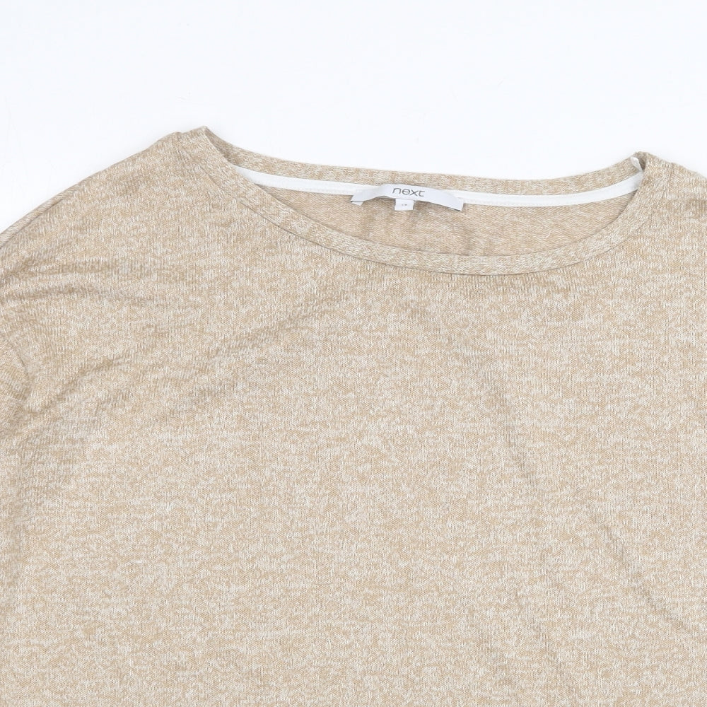 Womens UK Size 12 NEXT Beige Pullover Jumper