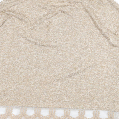 Womens UK Size 12 NEXT Beige Pullover Jumper